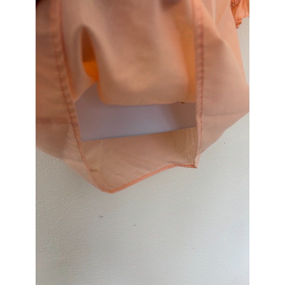 Vtg Square Dance blouse Bettye Small Peach Puff Sleeves Coquette Ballet Prairie - Picture 6 of 16